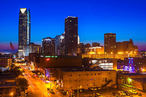 IUEC Local 63 night skyline